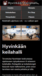 Mobile Screenshot of hyvinkaankeilahalli.fi